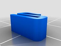 1.75mm Filament Clip for 1mm wide walled spools (for 3DprintNY 50g spools) by GamePreak
