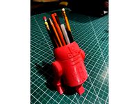 R2D2 Pencil Holder by ThinkerSpace