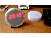 EC1204B Led Rotating Clock by kabe