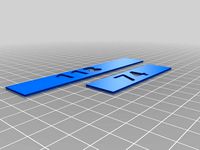 Prusa Bear Y axes Measuring sticks  by Nicbot