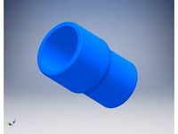 3/4 X 1/2 Reducing Coupling PVC by MakerDominator27