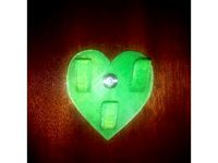 Heart shaped  hanger by musn3y