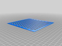 Airbrush Stencil/Template 1cm Hex Pattern Big by Hannemaster