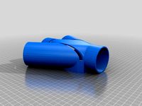 2 1/4 ventilation pipe splitter by EB7571