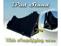 Adjustable iPad Stand with amplifying cone by AntsinAfrica