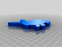 shading rabbit ( ombre lapin) by DL3D-MAKER