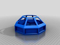 Octagonal Ceiling Lamp by Kartowl