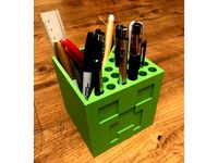 Creeper Desk Tidy by FluffyPanda