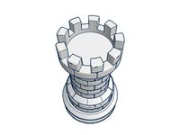 Rook (no staircase, windows, and entry door) - Remix by bluegeargames