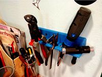 Wall Mounted Tool Holder by kaidemarco