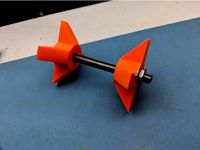 Horizontal spool holder parts by zbrozek