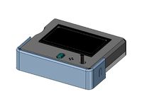 Improved Full Graphic LCD Case and Dock - RepRap Discount Cradle Mount by jimustanguitar