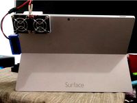 Surface Pro external cooler by bingliang
