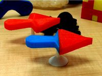 Right Facing Arrow Illusion Stand by drcameron