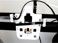 X-Carriage Tronxy X5S with Belt Tension by Blinkii