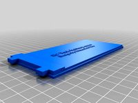 Battery cover for the RC Rapid Fire Rocket Launcher by Wizard_of_War