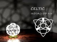 Celtic: Ikosaglod Lamp Tile by tosostefanots