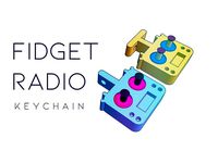 Fidget Radio Keychains V3.1 by Flowr