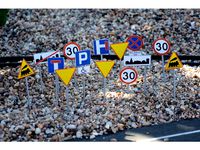 Road signs, Polish/European type (G-scale) by stelek
