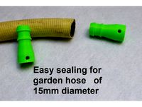 Easy sealing for  garden hose of 15mm diameter by brunoschaefer41