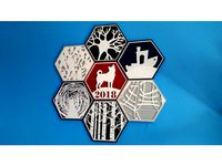 Glueless Hexagon Mural Assembly by MaxFunkner