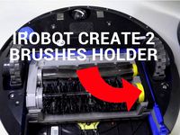 iRobot Create 2 brushes holder by NikodemBartnik