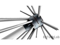 Mostly 3D printed discone antenna by ByTechLab