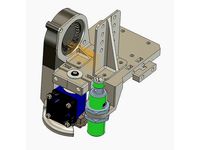 X Schlitten für FLSUN Cube Drucker, Halter: E3D V6 Hotend; X carriage for FLSUN Cube Printer Hotend e3d v6 by cheffeundwackl