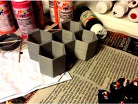 2 oz Paint Bottle Holder  by Pushkin001