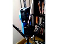 Vertical fan duct from 40mm to 60mm for Anycubic Kossel linear plus by ykatchou