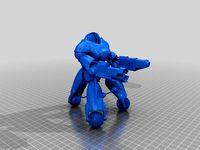 Fallout 3 - Sentry Bot Battle Damaged by alpokemon