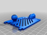 MPSM Side Cooling Vent Remix for No Drill Bed Rewiring and ball for led mount  by Baconfox