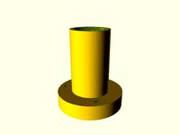 Antenna Tripod with Guy Wire Flange (Parametric) by VA3SFA