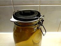 Fermentation lock for Ikea Korken (Weck) jar by Fr_3d