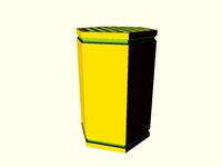 Parametric nesting house for orchard mason bees SINGLE ITEM FILES by Abnix