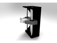 LINEAR Z AXIS MECHANISM - PAINTBRUSH HOLDER by EgglezosK