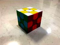 Stickerless 3x3 Rubik's  Cube by tetrafluoroethane