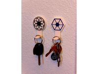 Star Wars Republic and Separatist Key Holders by Dylpooh