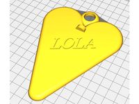 Pendentif coeur Lola by Gueuff