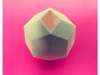 Rhombic Icosahedron and its Dissection, Golden Ratio by lgbu
