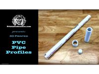 PVC Pipe Profiles by PrintableScience