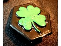 Four Leaf Clover Pin | St Patrick's Day Clover Pin  by JakeVav