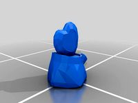 Low - Poly Tree Stump & Heart by FriedFrankie98