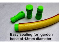 Easy sealing for  garden hose of 13mm diameter by brunoschaefer41