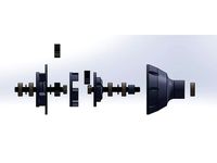 epicycloidale gear reducteur 4:1 by Romano76