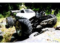 MyRCCar 1/10 Truggy rc car. With TITAN Shell, Bumper, Wing and Lights (OLD) by dlb5