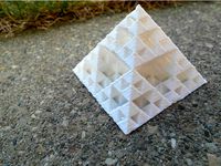 Parametric Fractal octrahedra Math art by UniversalMaker