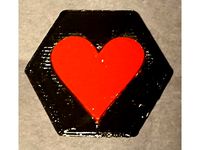 Heart Pin | Love Valentines Day Pin by JakeVav