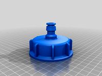 IBC cap with fine thread and gardena connection by Mongi_78