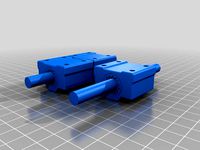 Anet A8 X Axis Mock Up by dhench